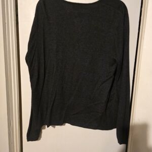 Simply Vera Vera Wang Charcoal Sweater